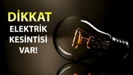 DİKKAT 18.06.2017 ELEKTRİK KESİNTİSİ OLACAK