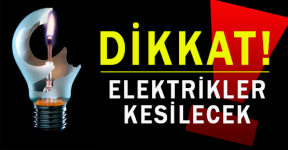 DİKKAT 01.06.2019 Elektrik Kesintisi