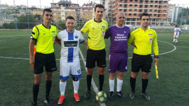 35.Erhan Aksay futbol turnuvasında bazı maçlar çekişmeli geçiyor