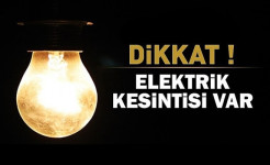 DİKKAT 27.06.2019 Elektrik Kesintisi