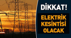 DİKKAT 3.07.2019 Elektrik Kesintisi VAR