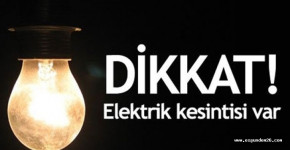 DİKKAT 14.09.2019 Elektrik Kesintisi