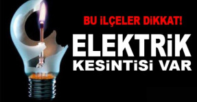 DİKKAT 25.10.2019 Elektrik Kesintisi Var
