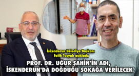 Prof. Dr Uğur Şahin'e memleketinden jest