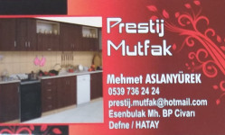 Prestij Mutfak Mobilya Defne HİZMETE DEVAM EDİYOR!