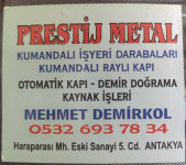 Prestij Metal Otomatik Daraba Antakya HİZMETE DEVAM EDİYOR!