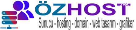 Özhost sunucu hosting domain web tasarım bilişim a.ş