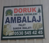 Doruk Orman Ürünleri Ambalaj Antakya HİZMETE DEVAM EDİYOR!