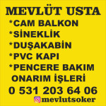 MEVLÜT USTA PVC KAPI & PENCERE Antakya HİZMETE DEVAM EDİYOR!