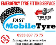 Tyre Service & Tyre Shop Gazimağusa HİZMETE DEVAM EDİYOR!